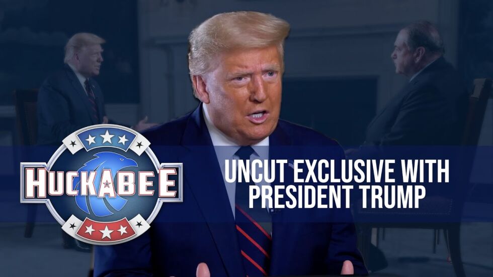 Mike Huckabee intervjuer Donald Trump