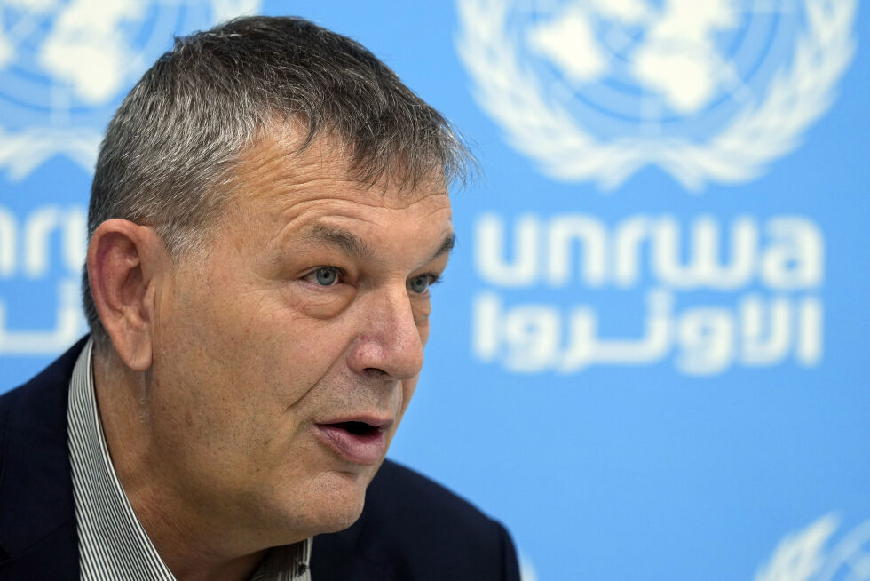 UNRWA-leder Philippe Lazzarini.
 Foto: NTB/AP Photo/Bilal Hussein