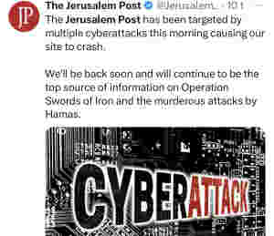 Jerusalem Post var hacket - lå nede