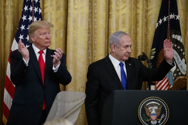 Trump og Netanyahu la frem fredsplan