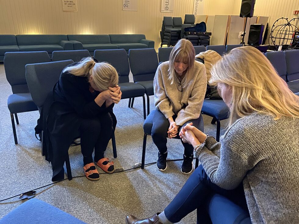 BØNN: Bønneledere fra hele landet i bønn for Norge
 Foto: Linn Myhr