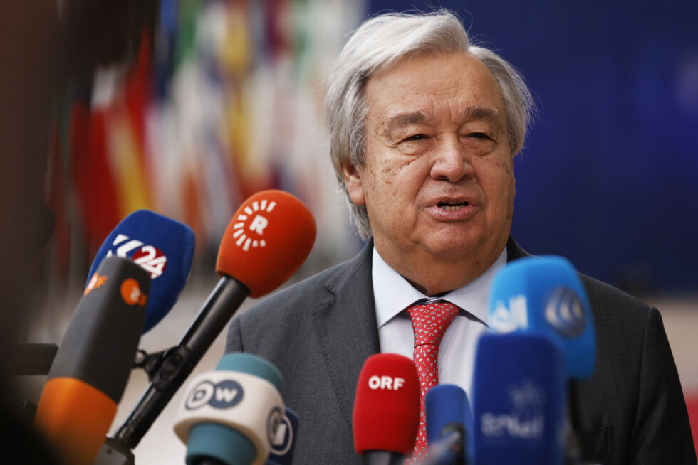 FNs generalsekretær António Guterres besøker Egypt og Jordan.
 Foto: Omar Havana / AP / NTB