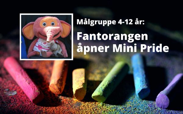 Nå målrettes Pride mot barn i alderen fire til 12 år