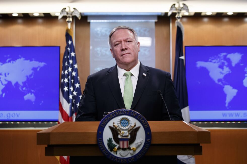 Utenriksminister i Usa Mike Pompeo hadde håpet på mer hjelp fra landets allierte i Europa etter landets likvidering av Irans general Qasem Soleimani.
Foto: Alex Brandon/NTB Scanpix