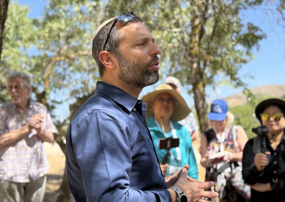 Yisrael Gantz er guvernør i Binyamin. Torsdag fikk han et svært tungt oppdrag.
 Foto: Trine Overå Hansen