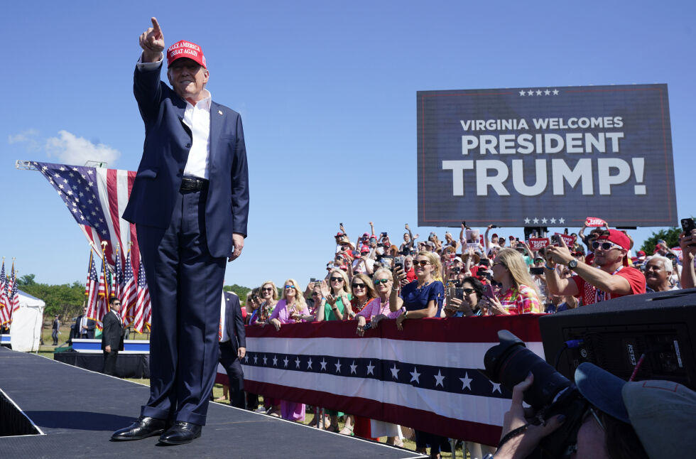 Donald Trump i Virginia 28. juni 2024.
 Foto: NTB/AP/Steve Helber