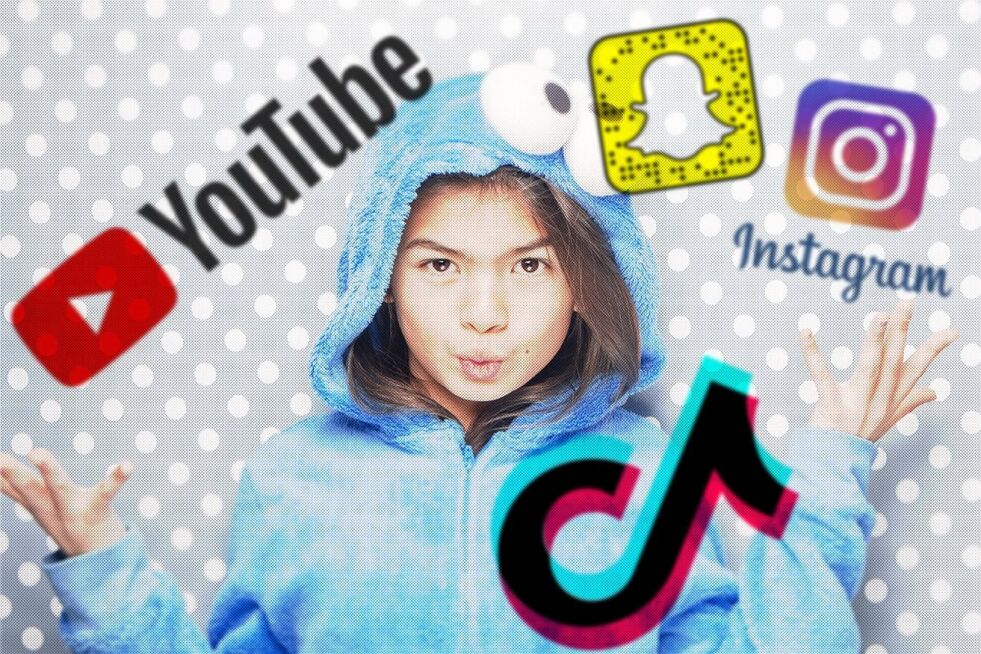 Barn og medier 2020 - om sosiale medier: Blant de yngste er TikTok aller mest populært. Av 9-10-åringene er fire av ti på TikTok, og tre av ti på Snapchat.
 Foto: Medietilsynet