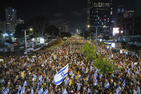 Ny kjempeprotest mot Netanyahu i Israel