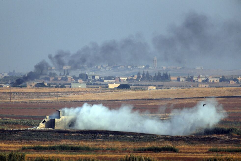 Tyrkiske kampfly har det siste døgnet angrepet over 180 mål nord i Syria, ifølge forsvarsledelsen i Ankara. Foto: AP / NTB scanpix