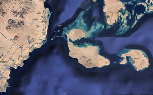 Israel vurderer forespørsel om å endre status for to Rødehavsøyer