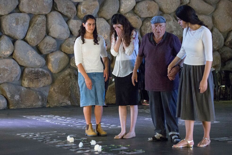 Minnedagen for Holocaust-ofre ved Yad Vashem i Jerusalem.
 Foto: Hillel Maeir/TPS