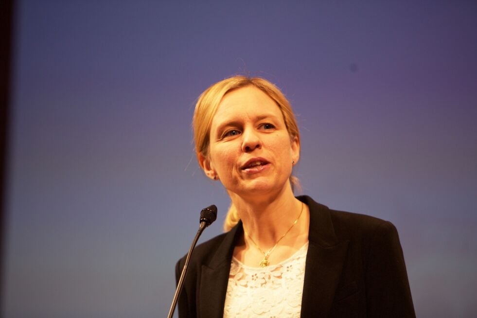 Ragnhild Helena Aadland Høen talte på Oslo Symposium 2017.
 Foto: Marion Haslien
