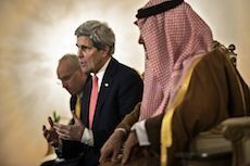 Kerry får støtte fra Saudi-Arabia