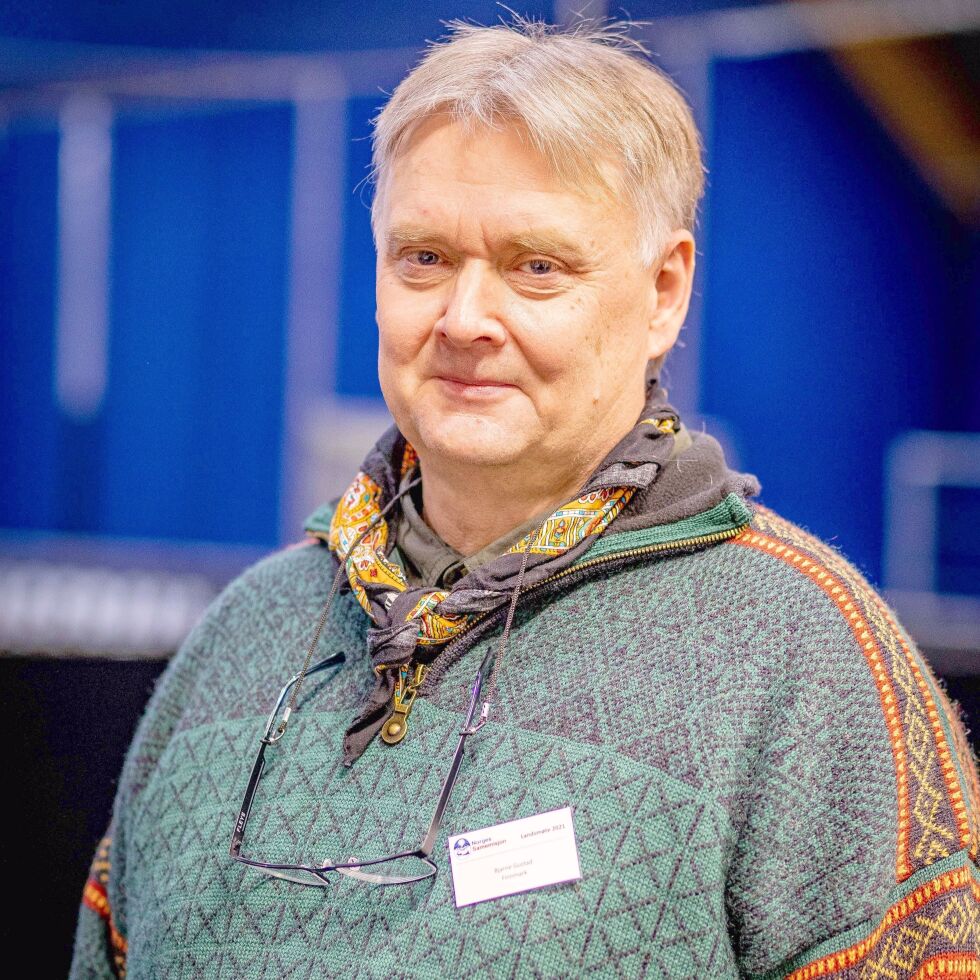 NY GENERALSEKRETÆR: Bjarne Gustad, tidligere sokneprest, ble ansatt 1. februar og opplever dette som et kall fra Gud.
 Foto: Dagfinn Hauge