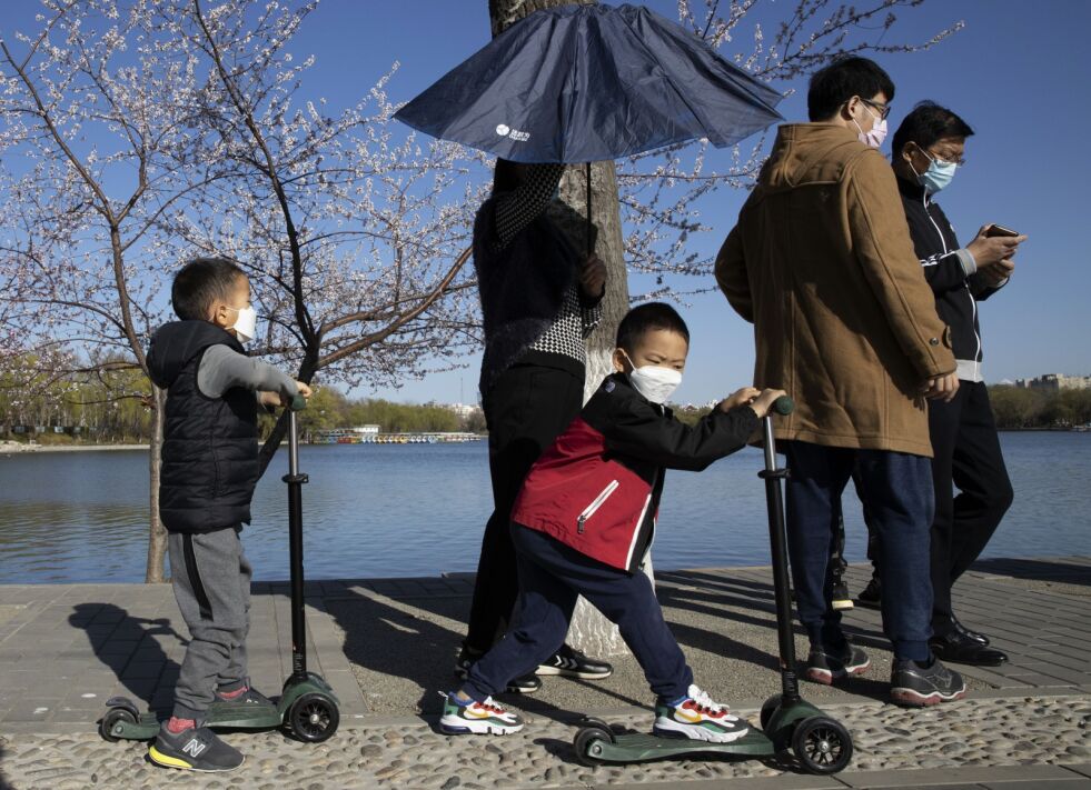 Beijing: I Kina begynner samfunnet å våkne til live igjen etter at kampen mot Covid 19 ser ut til å være tilnærmet vunnet når det gjelder innenlands smitte.
 Foto: AP