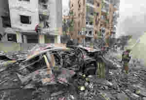 IDF angriper bygning i Beirut etter at to raketter ble avfyrt mot Nord-Israel