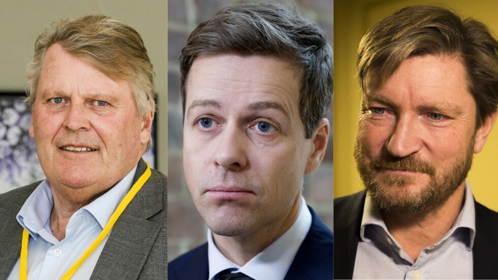 Ambassaden til Jerusalem: Hans Fredrik Grøvan (KrF) mener at også Norge bør vurdere ambassadeflytting, KrF-leder Knut-Arild Hareide mener at timingen er problematisk og Frps Christian Tybring-Gjedde er redd for konsekvensene.
 Foto: NTB scanpix