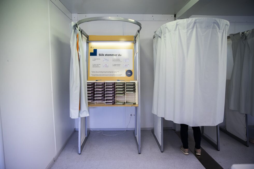 Så langt har 215.346 velgere stemt ved årets stortingsvalg. Foto:
 Foto: Berit Roald / NTB