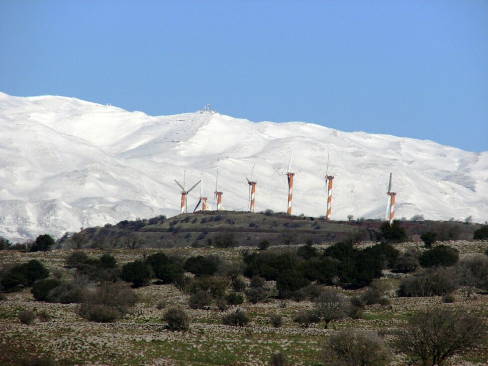 Hermon-fjellet i Golan-området.
 Foto: Amir Duvdevani/TPS