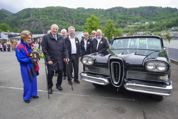 Kong Harald fikk seg en overraskelse på fylkesturen i Rogaland