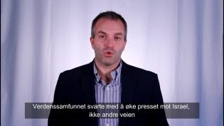Videokommentar: – Dette er et Israelsvalg