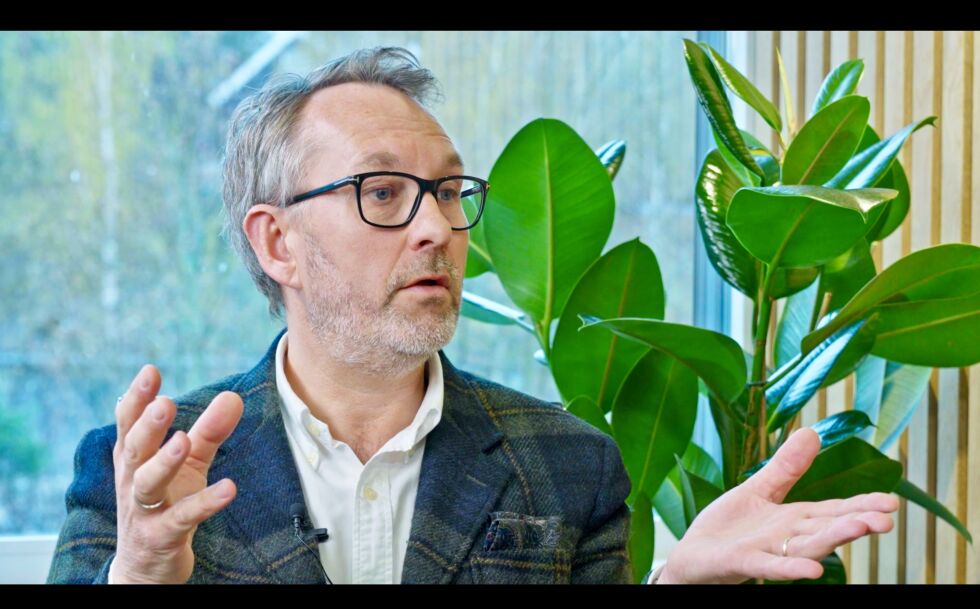 Espen Karlsen er konsernsjef i Jernia.
 Foto: Oslo TV