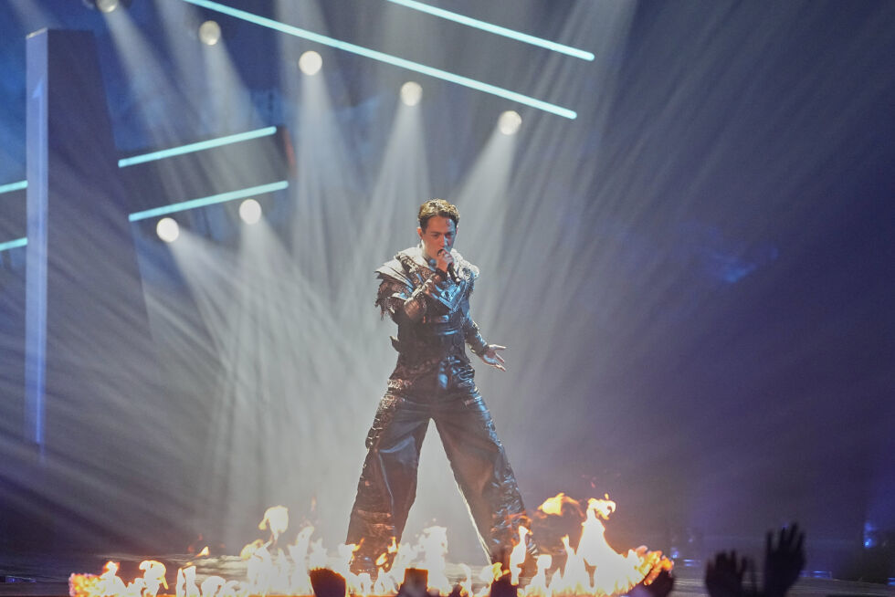 Kyle Alessandro er videre til finalen. Her fra tirsdagens semifinale.
 Foto: Martin Meissner / AP / NTB