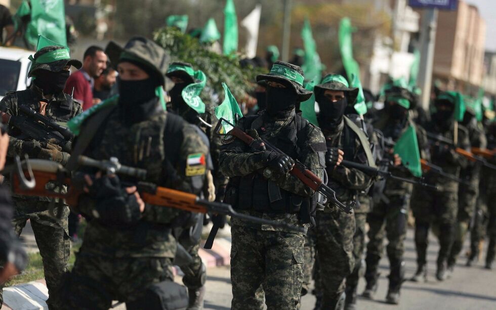 Terrorgruppen Hamas som har kontroll over Gazastripen har tatt på seg ansvaret for det brutale skyteangrepet på Vestbredden der den israelske sikkerhetsvakten Vyacheslav Golev ble myrdet.
 Foto: Majdi Fathi/TPS