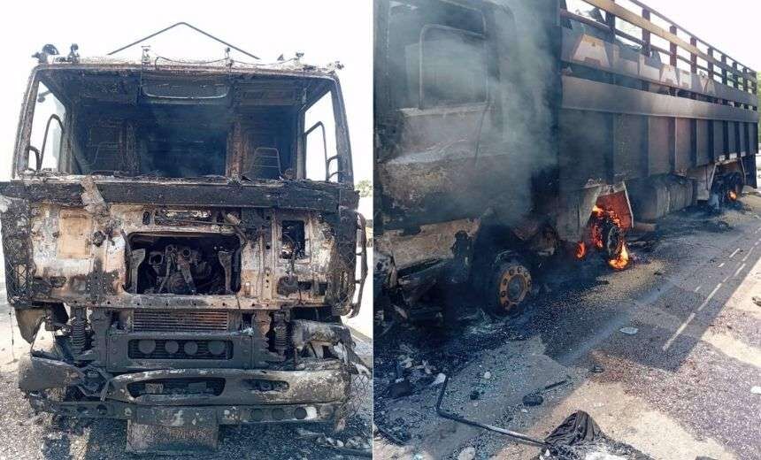En rekke terrorangrep har rammet kristne i Nigeria i senere tid. Denne lastebilen kjørte inn i en påskeprosesjon og drepte 6 og skadet over 30,
 Foto: X