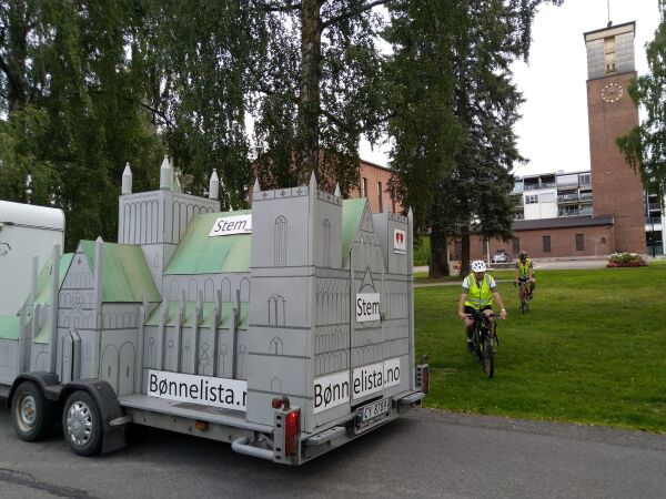 Med «Nidarosdomen» på to hjul