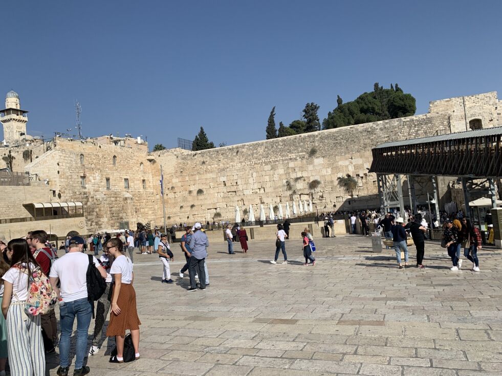 Vestmuren: Jerusalem.
 Foto: Bjarte Ystebø
