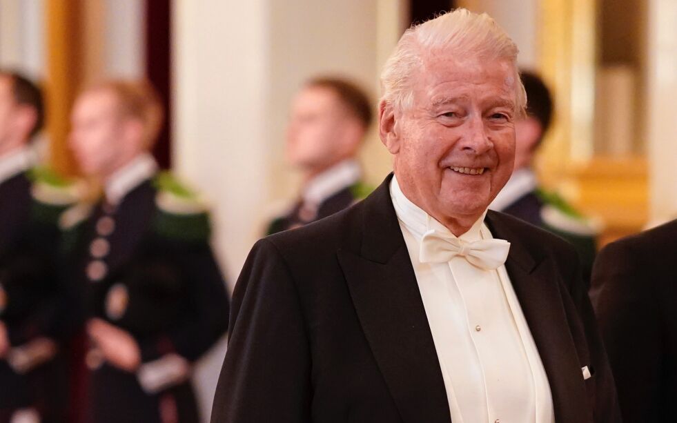 JUBILANT: Carl I. Hagen fyller 80 år. Her er han fotografert på slottet i anledning kongeparets middag for stortingsrepresentantene i 2021.
 Foto: Torstein Bøe / NTB