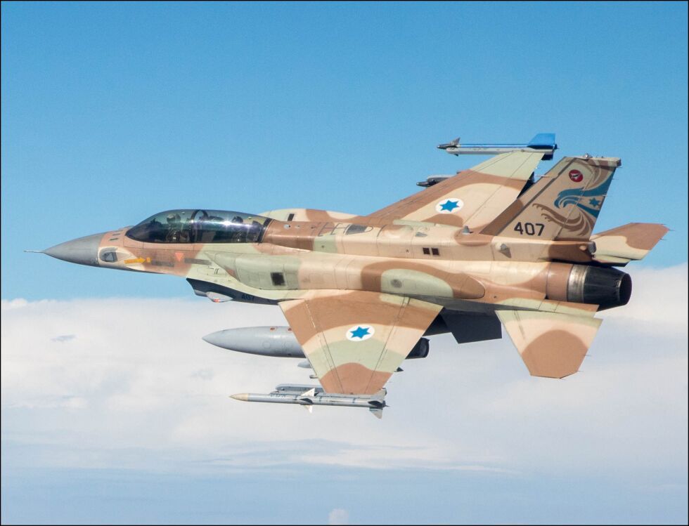 Israelske jagerfly. Illustrasjonsfoto: Wikimedia Commons.