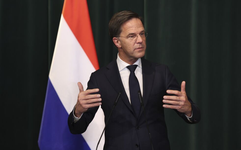 Fredag kveld kunngjorde Nederlands statsminister Mark Rutte en ny, delvis koronanedstenging.
 Foto: NTB / AP