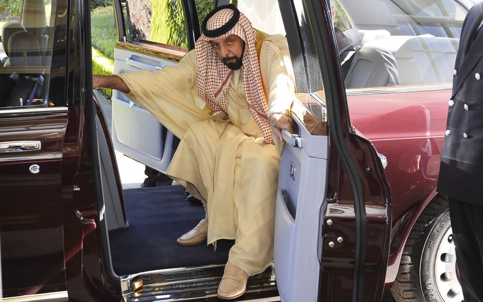 President Sheikh Khalifa bin Zayed Al Nahyan i De forente arabiske emirater. Statlige medier i Abu Dhabi melder fredag at presidenten er død.
 Foto: John Stillwell/NTB