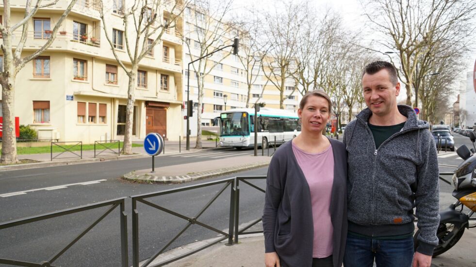 Paris: Arvid og May-Linn Sognebro Aasen fulgte kallet og driver nå misjon i Paris.
 Foto: Privat