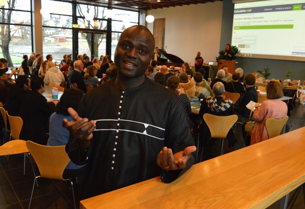 VIRKER: – Use Your Talents handler om bærekraft og lokalt eierskap, sier Amos Ounsoubo som bidrar under Misjonsuka 2020.
 Foto: Stein Gudvangen, KPK.