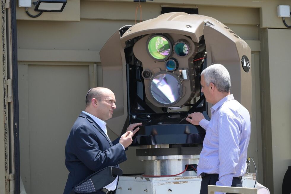 Nytt avansert lasersystem skal forsvare Israel mot fiendene.
 Foto: Amos Ben-Gershom (GPO)