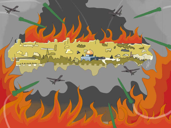 Israel under angrep
