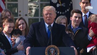 USAs President Donald Trump taler til «Marsj for livet 2018», 19. januar 2018