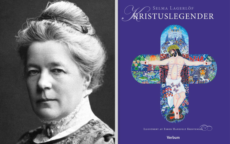 Den svenske forfatteren Selma Lagerlöf mottok Nobelprisen i litteratur i 1909. Nå slutter Verbum å selge Kristuslegender som hun utga i 1904.
 Foto: Ukjent, 1909/Nobelstiftelsen og Verbum forlag