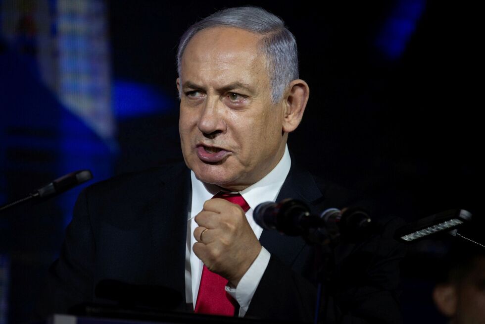 Israels statsminister Benjamin Netanyahu oppfordrer til sanksjoner mot Iran.
 Foto: Esty Dziubov/TPS