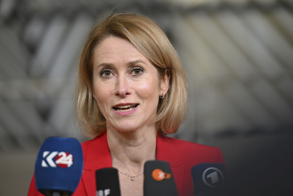 EUs utenrikspolitiske sjef Kaja Kallas.
 Foto: NTB/AP/Harry Nakos
