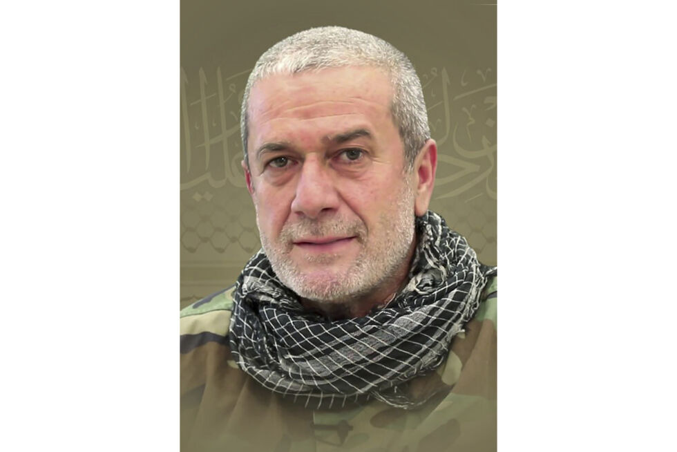Hizbollah-kommandant Muhammad Nimah Nasser ble drept i et israelsk angrep i Libanon, opplyser Hizbollah på sin offisielle Telegram-kanal.
 Foto: Hezbollah Media Relations Office via AP/NTB