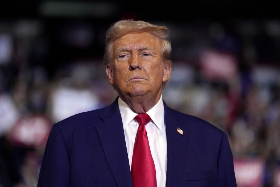 VALG: Tidligere president Donald Trump fikk gode tall i fersk CBS-måling.
 Foto: NTB/AP