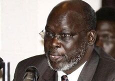 John Garang død i helikopterstyrt