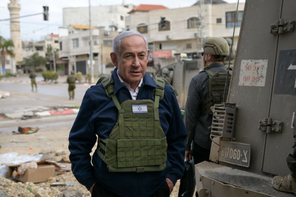 Statsminister Benjamin Netanyahu besøkte Tulkarm flyktningeleir fredag.
 Foto: Maayan Toaf (GPO)