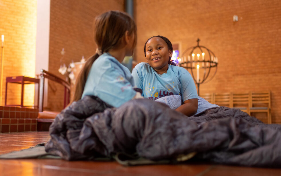 Denne helgen er det første søndag i advent, og mange steder er elleveåringer invitert til å overnatte i kirken.
 Foto: Eirik Arneberg / Den norske kirke