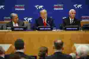 Trump utfordret FN om religionsfrihet