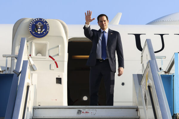 Rubio på vei til Saudi-Arabia